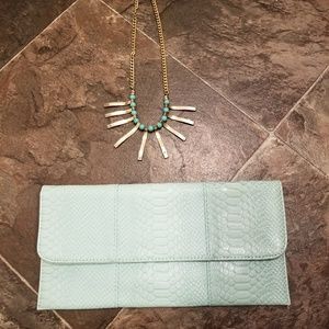 Clutch/necklace combo